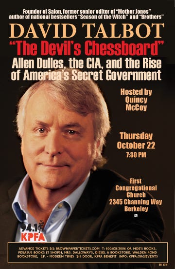 David Talbot discusses "The Devil's Chessboard: Allen Dulles and the ...