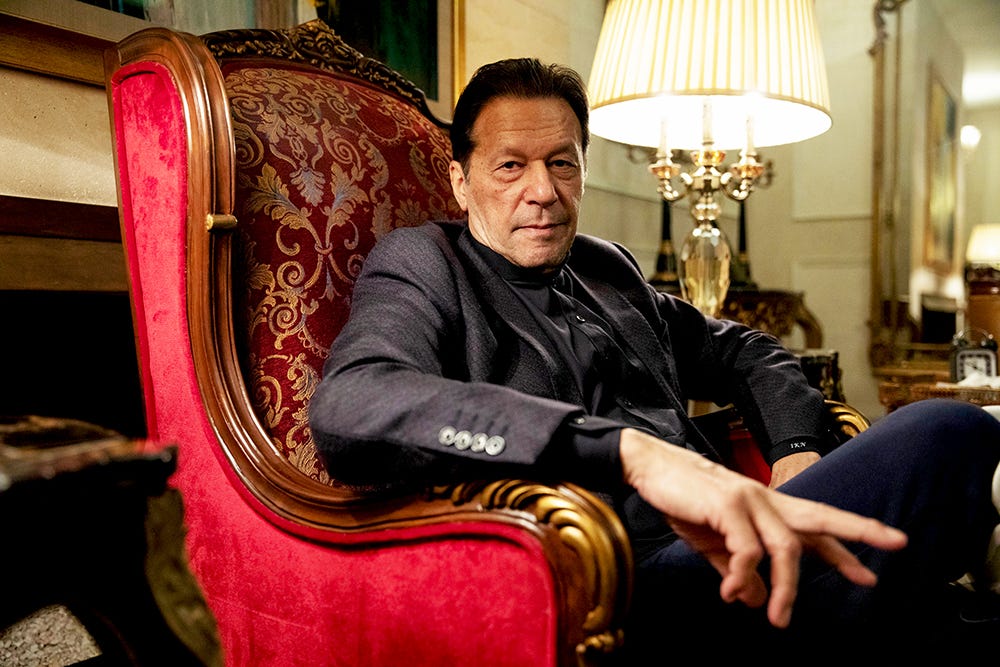 Imran Khan interview: “I'm afraid Pakistan is headed towards martial law” - New  Statesman