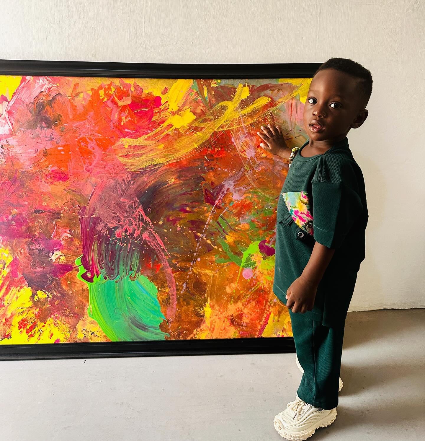 Ace-Liam Nana Sam Ankrah - at the age of 1 year 152 days - is the world’s youngest male artist