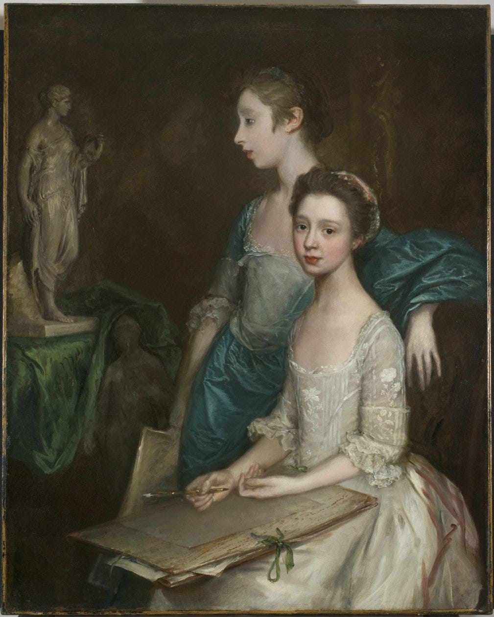 Portrait of the Artist's Daughters by Thomas Gainsborough