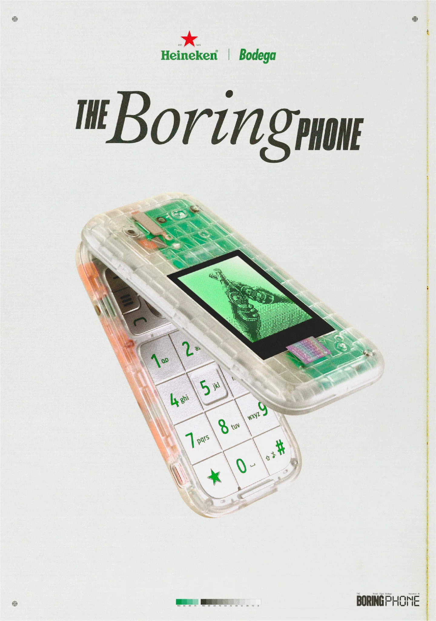 The Boring Phone from Heineken x Bodega taps into Y2K trends and the 'dumb  phone' market