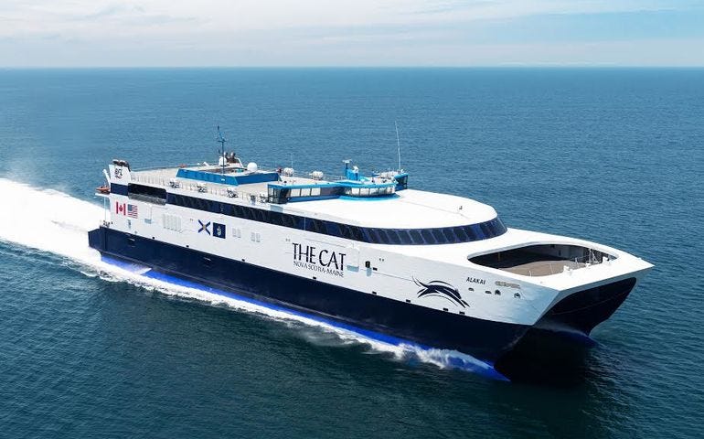 Maine-Nova Scotia CAT ferry service to resume in 2022 | Mainebiz.biz