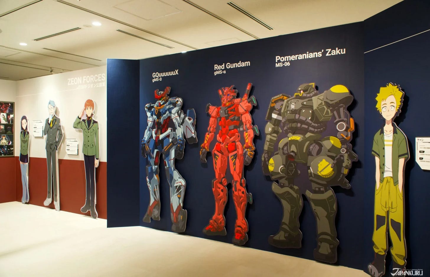 Life-Sized Standees of Challia Bull, Shuji, and the Rest!