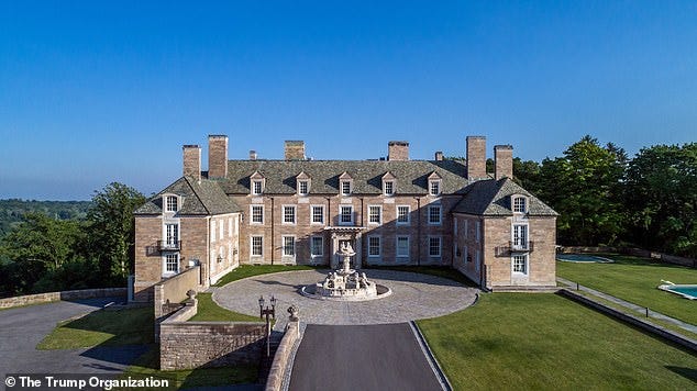 Trump's 212-acre Seven Springs estate in Bedford, NY is also located in Westchester County