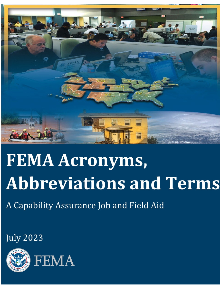 USAs regjeringsoperasjoner og øvelser, FEMA varslereUnited States government operations and exercises , FEMA whistleblower