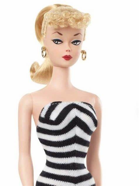 Mattel Silkstone Vintage 1959 Ponytail Barbie 75th Anniversary Doll for ...