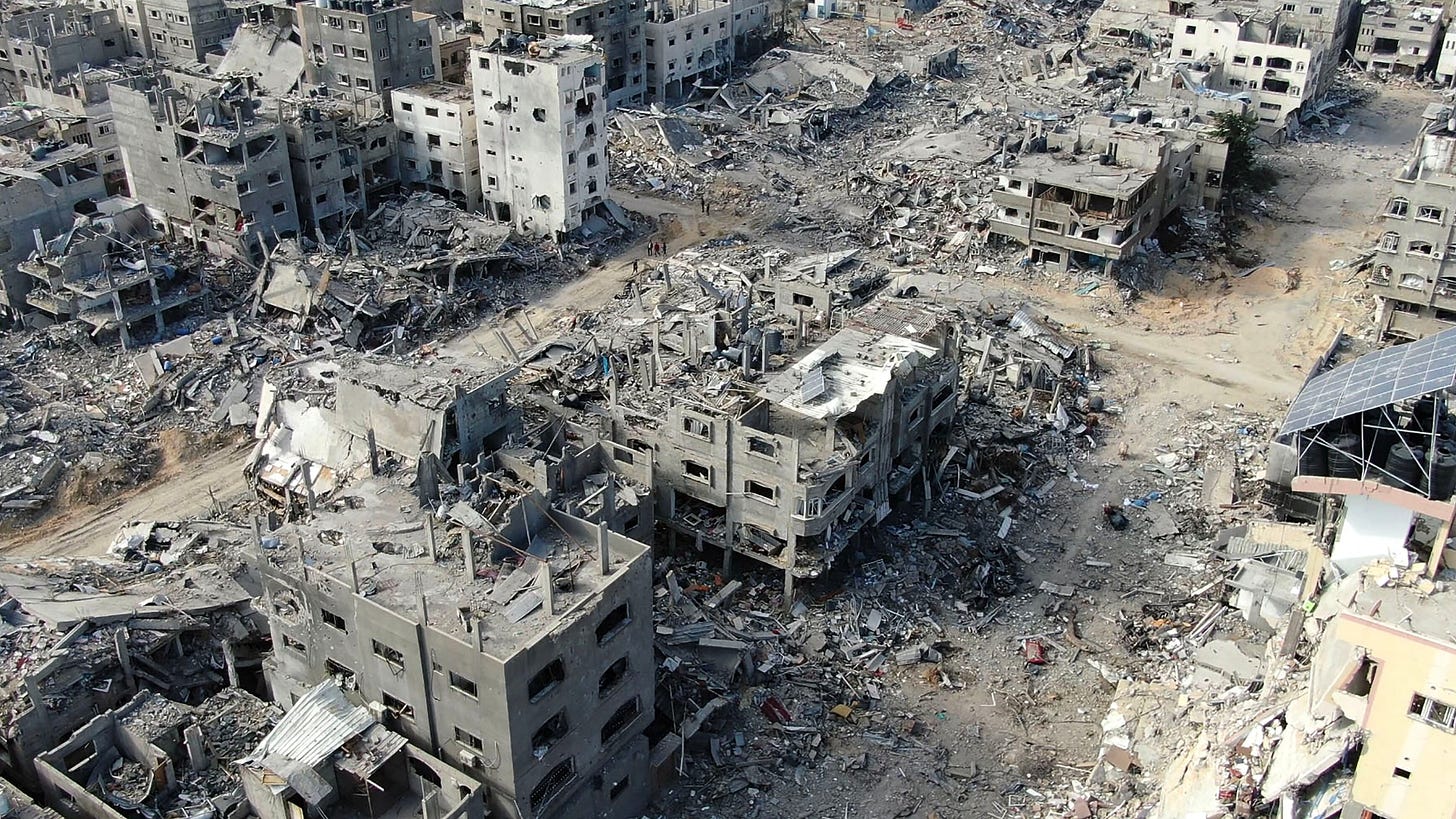 In pictures: The ruined landscape of Gaza City after 100 days of war ...