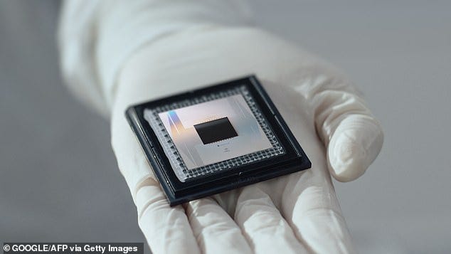 Other major tech companies are working on their own quantum computing breakthroughs. Google announced their own chip, called Willow, in December 2024