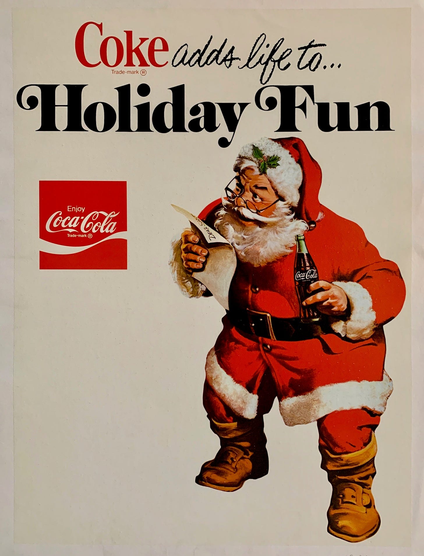 Coke adds life to... Holiday Fun -- Coca Cola – Poster Museum