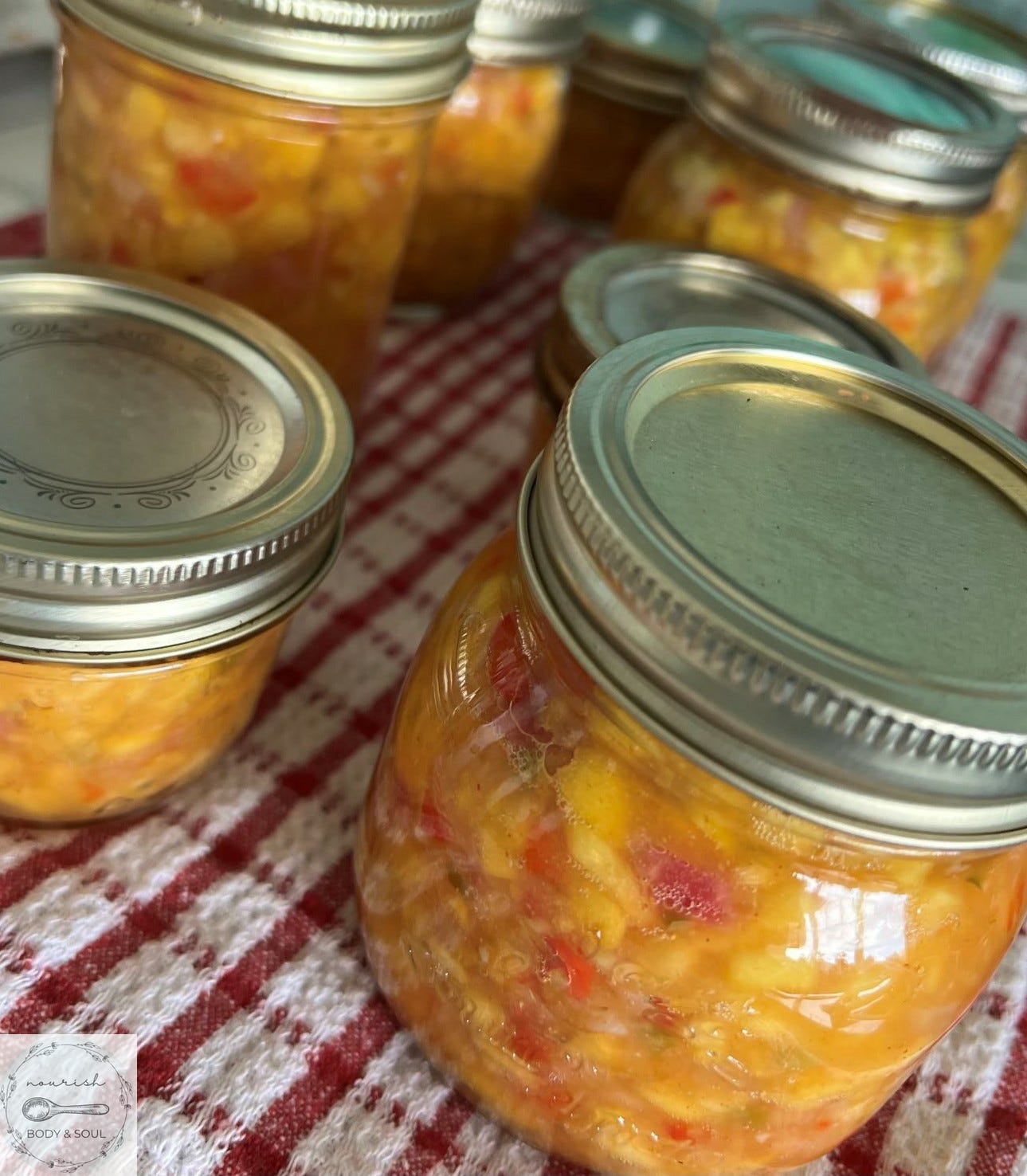 Peach salsa Jane Curry Weber