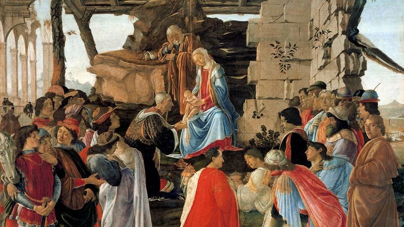 "Adoration of the Magi," "Adoration of the Magi,"