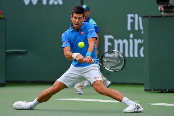 novak djokovic beats off roger federer for title indian wells 2015