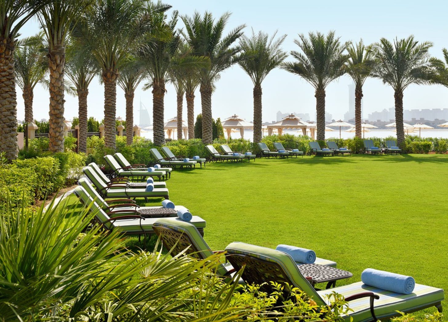 Sun Loungers at a hotel