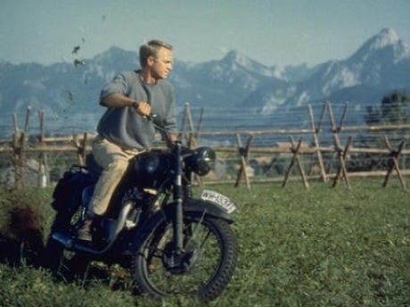 Homage to Steve McQueen's Great Escape site