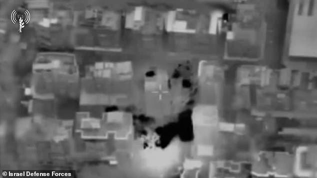 IDF released a clip of a bombing raid on Beirut