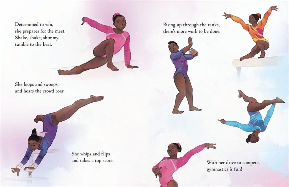 Flying High: The Story of Gymnastics Champion Simone Biles [Book] – Brown  Babies Books