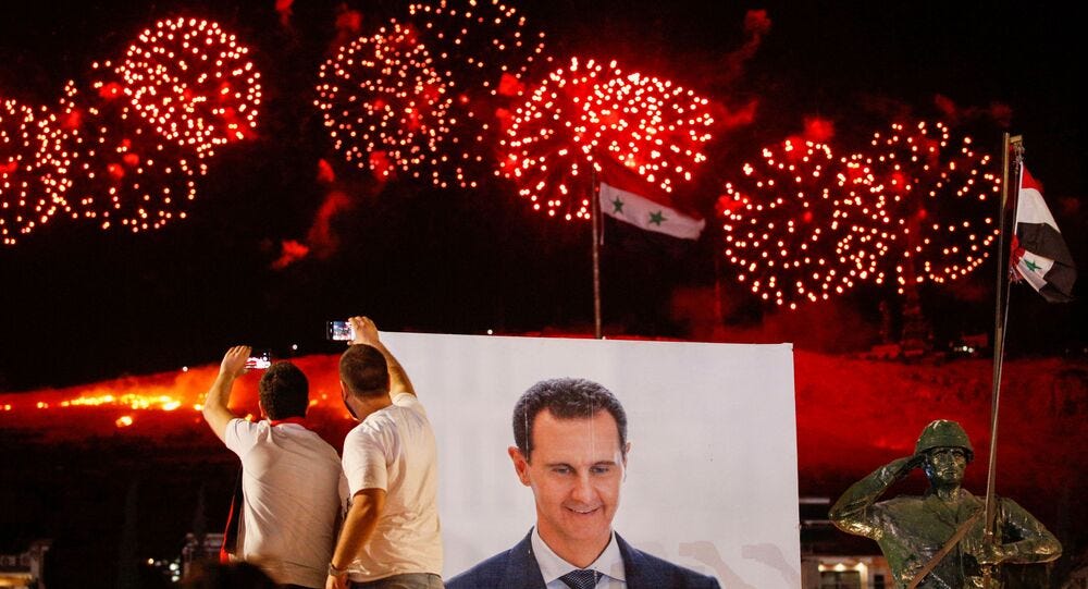 Videos: Bashar Assad Wins Syrian Presidential Election With 95.1% of Vote -  Sputnik International