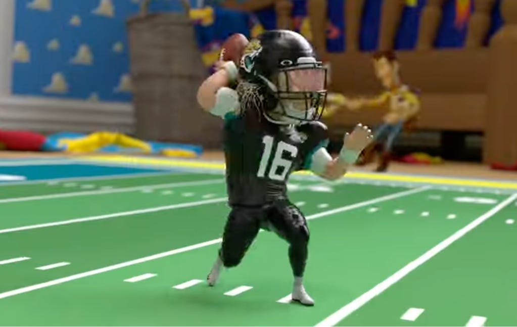 Al infinito y más allá! Así será el Toy Story Funday Football de la NFL  entre Falcons y Jaguars – Ola Noticias – Democratizando la informacion