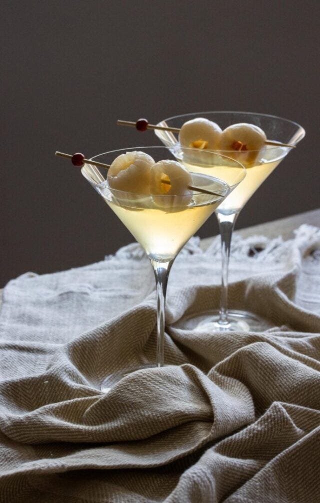 Lychee martini