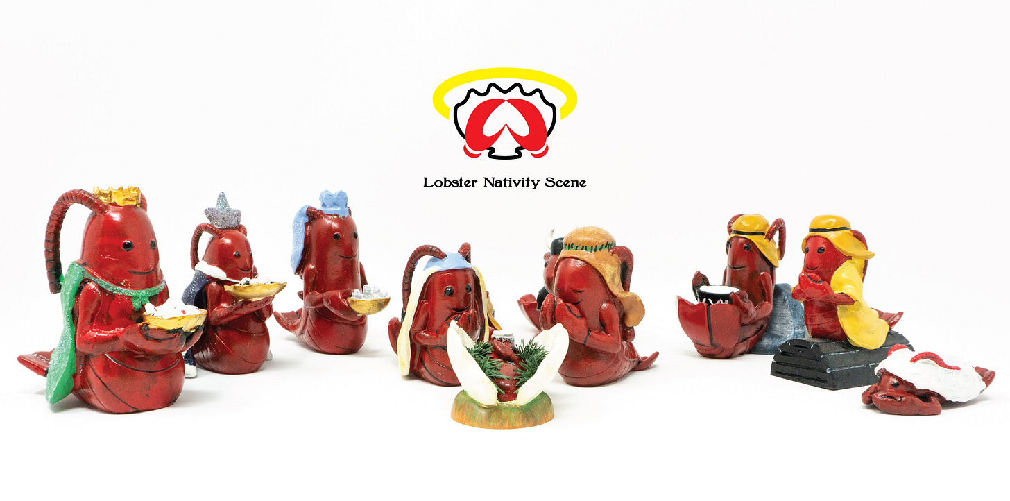 Lobster Nativity Scene