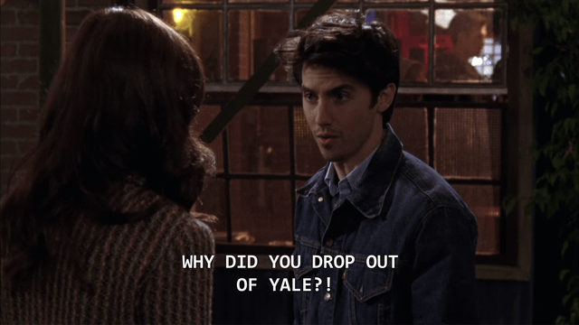 r/GilmoreGirls - Milo Ventimiglia talking to a person