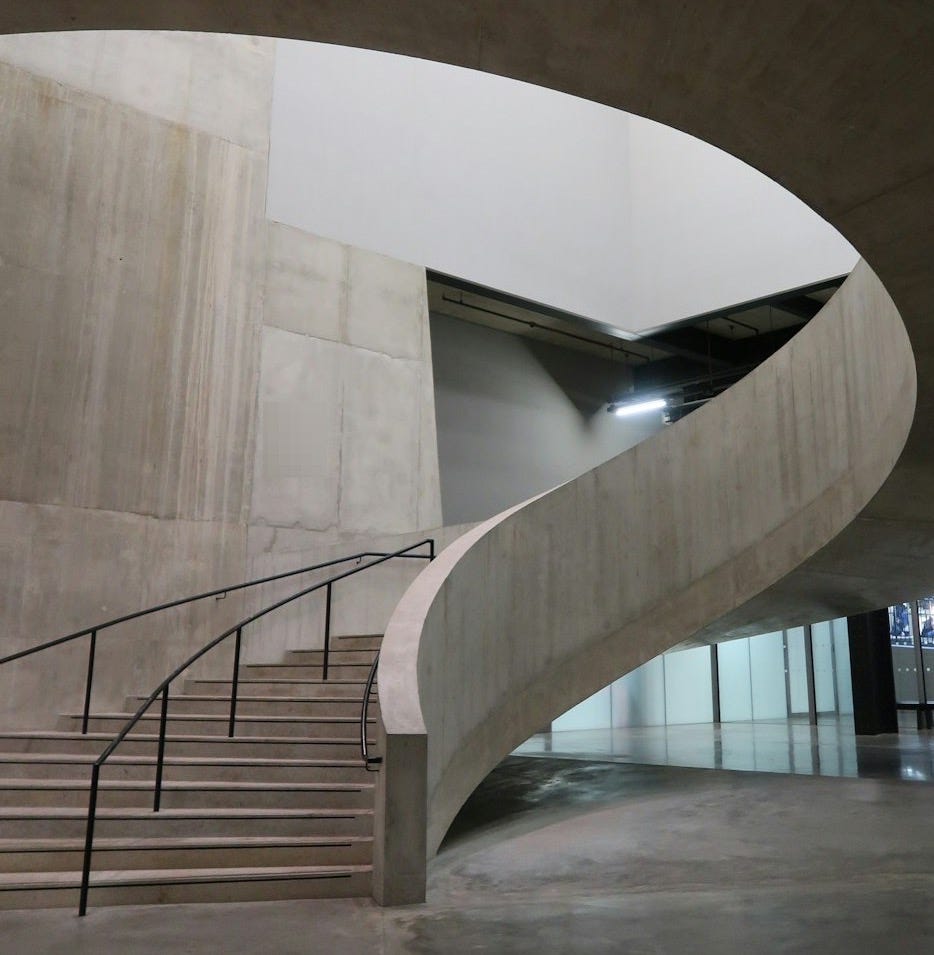 empty stairway inside building