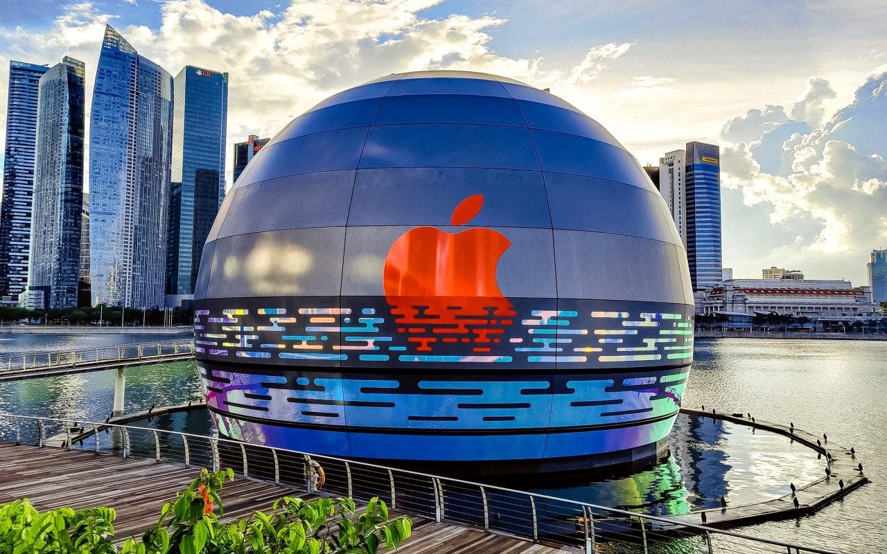 The first-ever floating Apple store is coming to Singapore - SilverKris