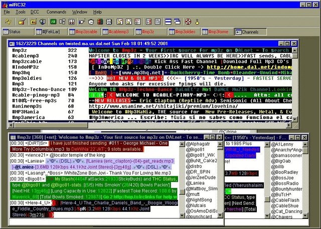 mIRC32, a 32-bit version of the legendary IRC internet chat program mIRC,  from back in the Windows 95 and Windows 98 era! : r/VintageComputers