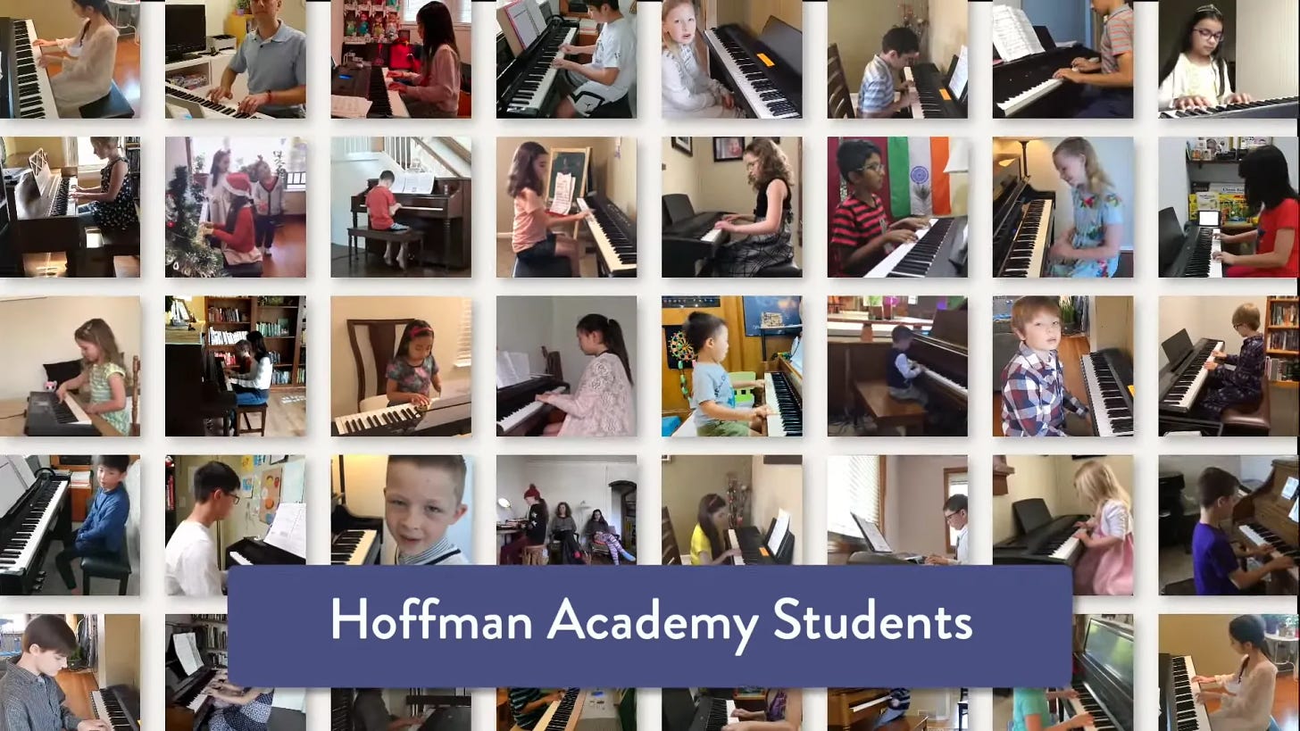 Hoffman Academy students