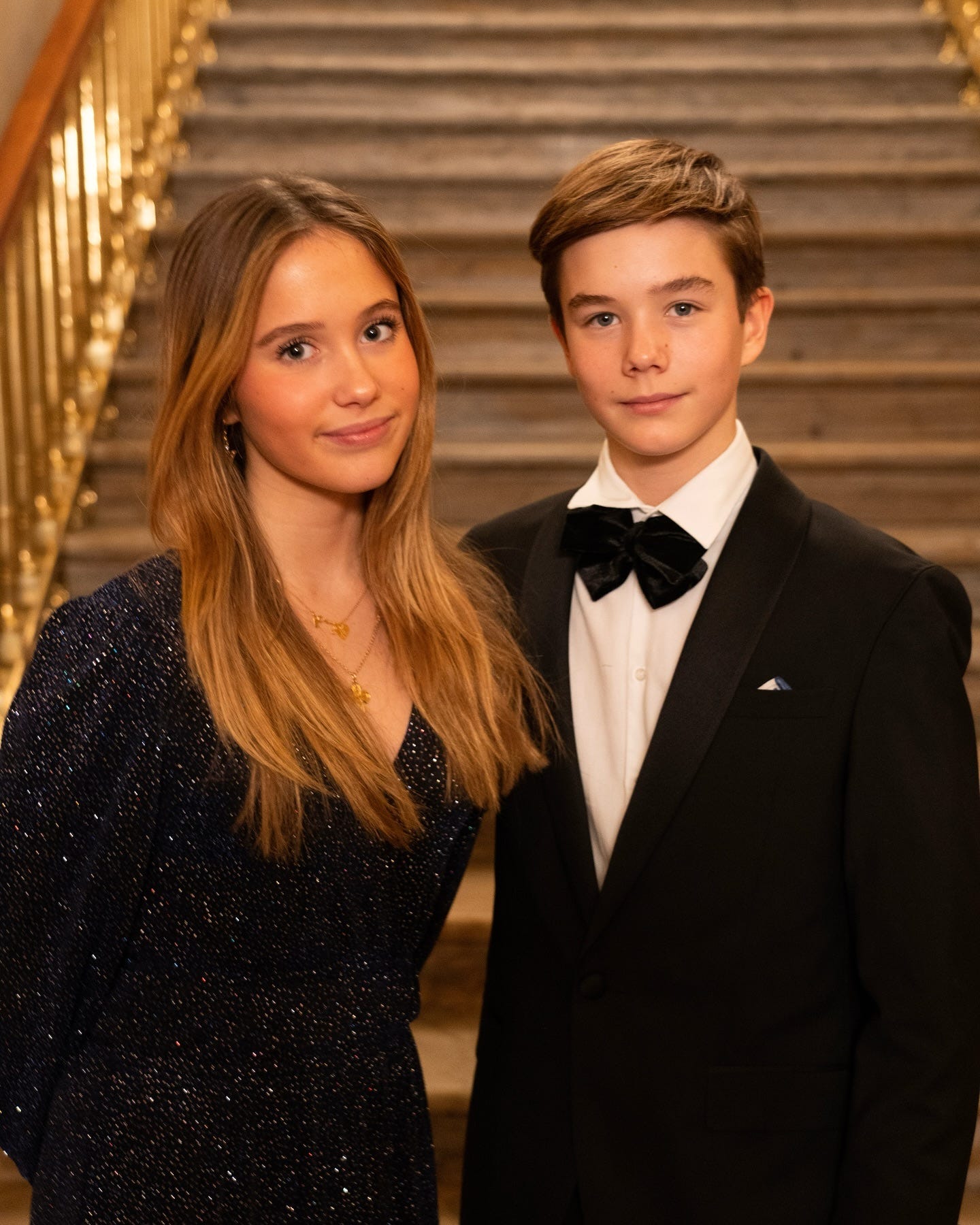 Prince Vincent and Princess Josephine's 14th birthday portrait