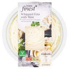 Tesco Finest Whipped Feta With Mint 160G - Tesco Groceries