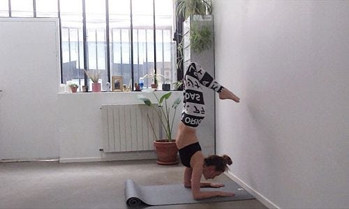 Marine Parmentier, Mirz Yoga Studio in Paris, France 