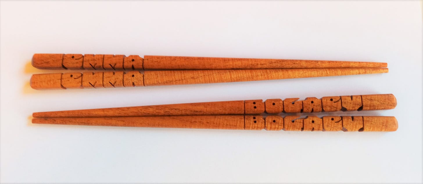 Mesquite Wood Chopsticks