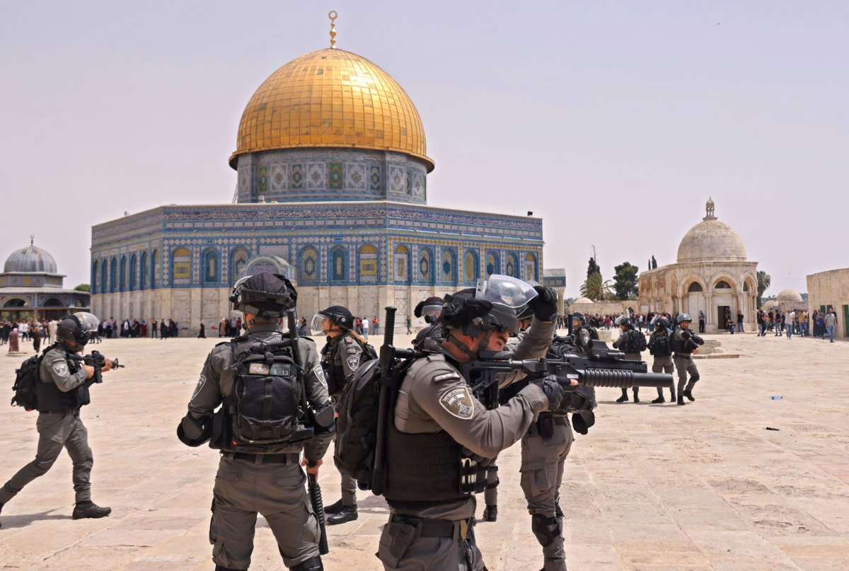 Israeli Police Attacked Palestinians at Al Aqsa Mosque, Hours After  Ceasefire - Truthout