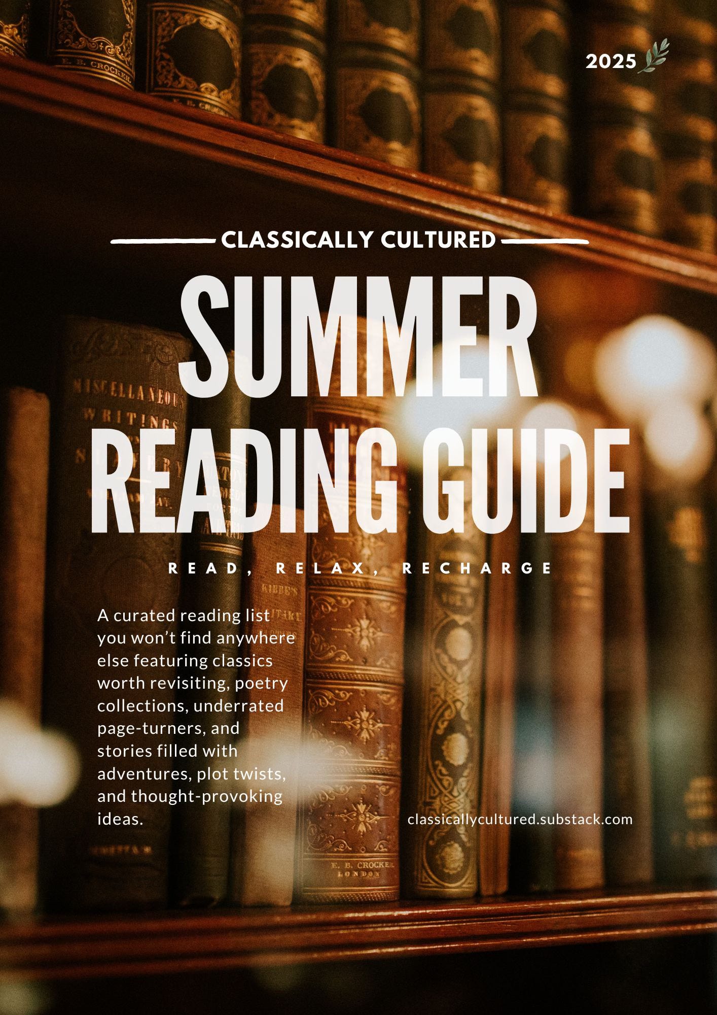 Book recommendations, fun literary facts, and article suggestions