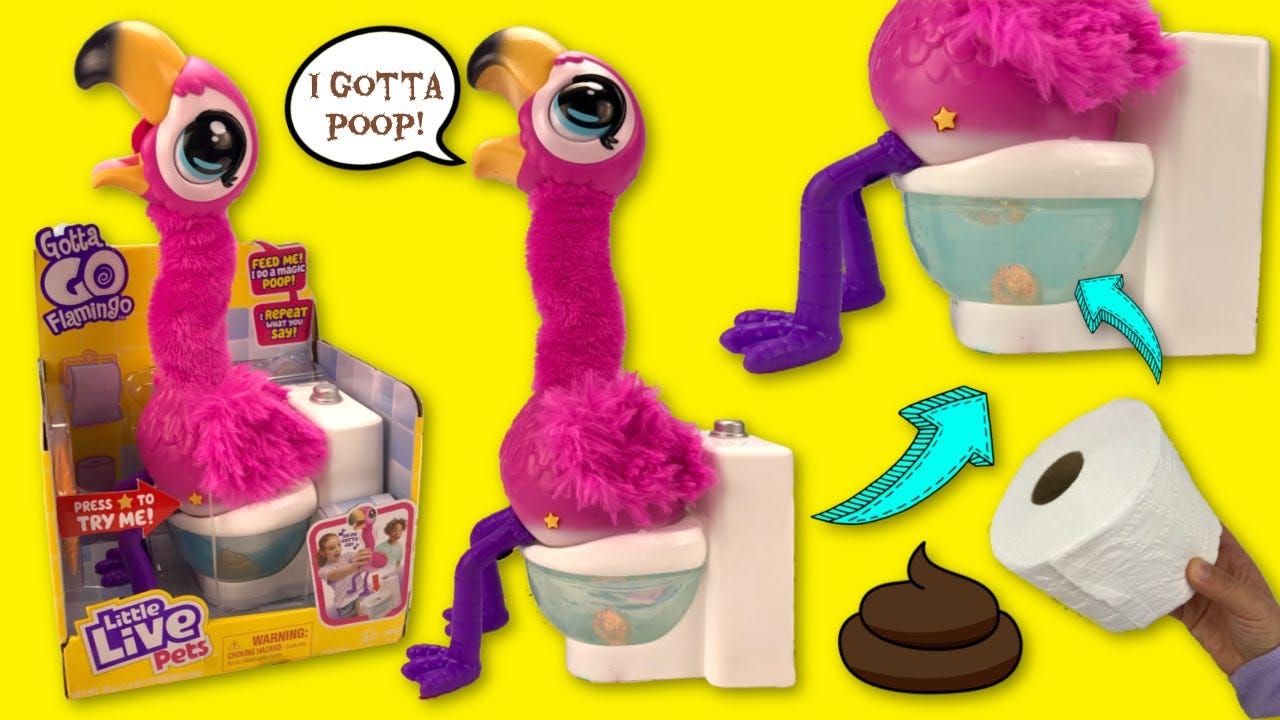 Little Live Pets Gotta Go Flamingo Sherbert by Moose Toys - YouTube