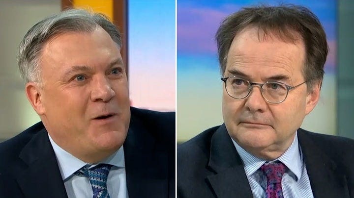 Ed Balls and Quentin Letts went head to head on GMB