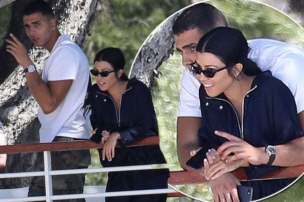 kourtney kardashian working younes bendjima 2017