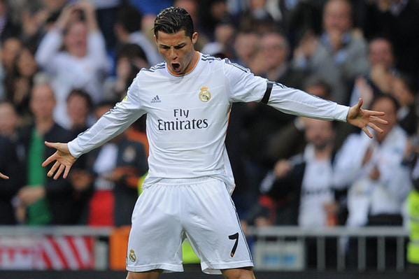 cristiano ronaldo wrongly booked for bulge simulation la liga 2015