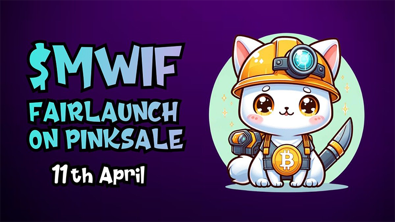 New Meme Coin MEOWWIF (MWIF) Set for Fairlaunch on Pinksale