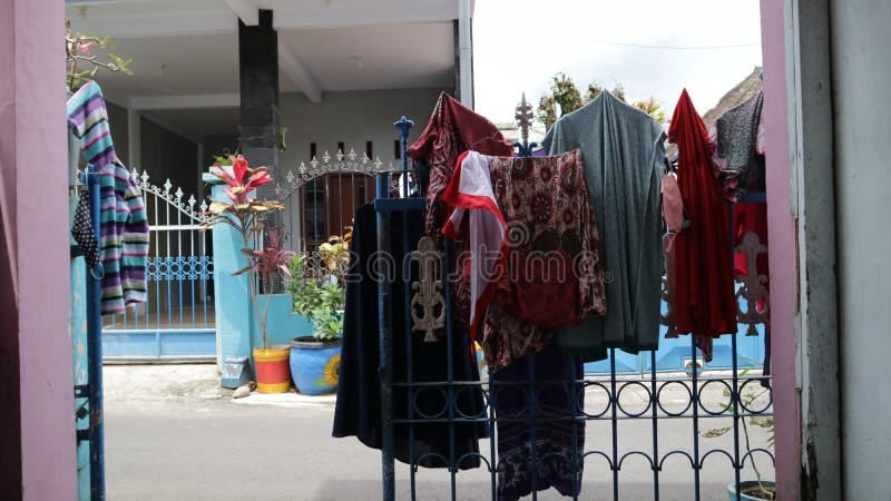 Drying Wet Clothes - Part 2 Stock Image - Image of clean, concept ...
