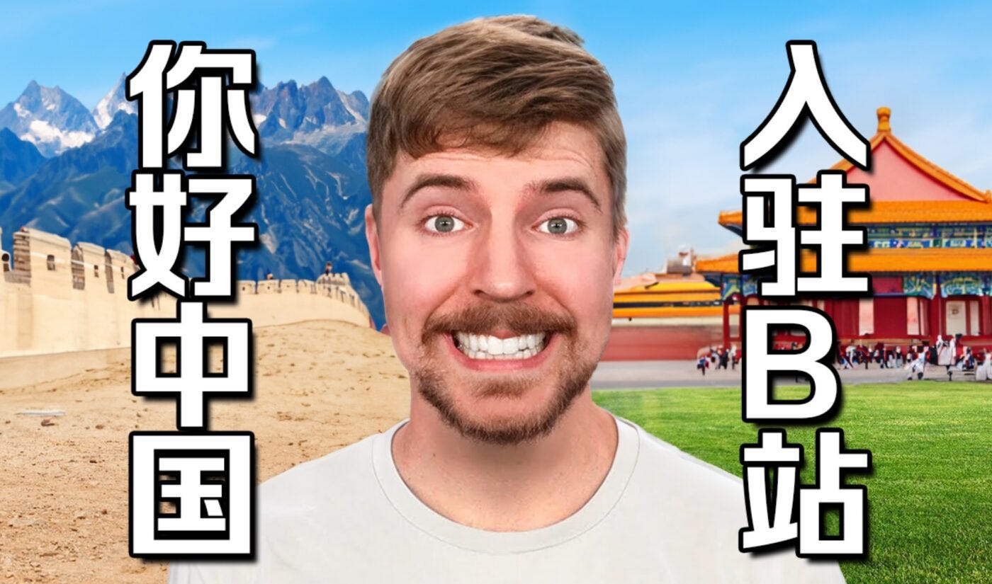 MrBeast's first video for the Chinese market needed only a few hours to get  three million views - Tubefilter