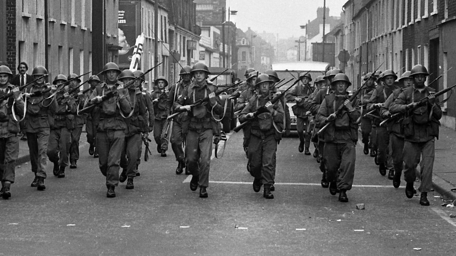 50 years since British troops arrived in the North