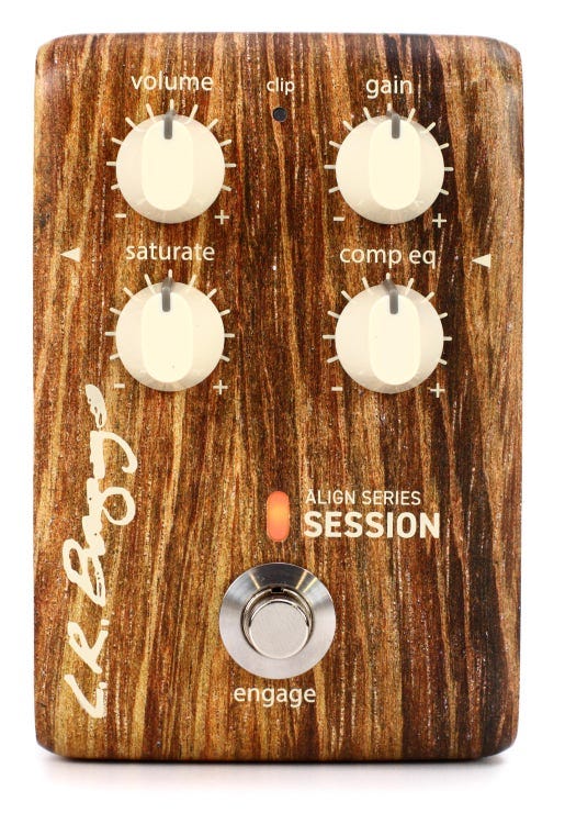 lr baggs align session acoustic saturation/compressor/eq pedal 1