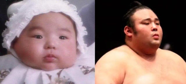 r/SumoMemes - Takakeisho as a baby and as an Ozeki