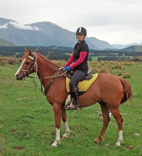 Kool Kat and Adena in training.