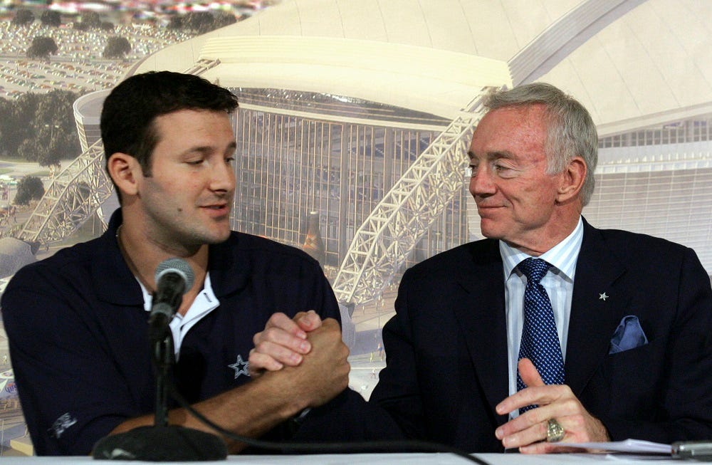 Jerry Jones can't bear thought of losing Tony Romo 2017 images