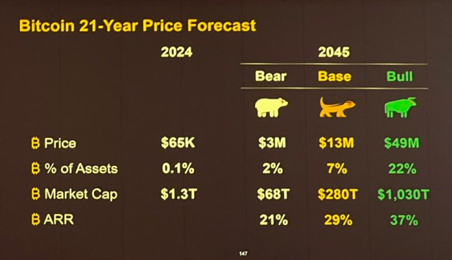 $3M or $49M - Michael Saylor's Bitcoin projections for 2045! - AMBCrypto
