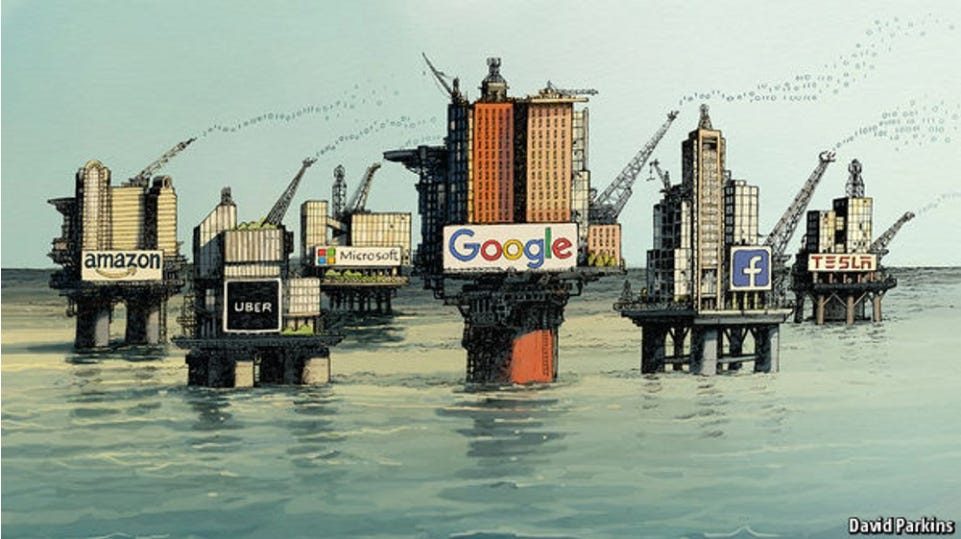 The world’s most valuable resource is no longer oil, but data by the Economist