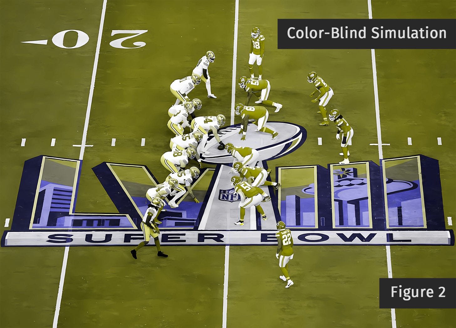 Full view of color-blind simulation